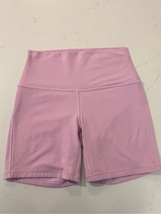 lululemon athletica Pants - lululemon Pink Peony Biker Shorts 6”